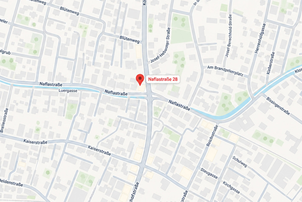 GoogleMap-Naflastrasse2 Naflastraße Feldkirch-Altenstadt